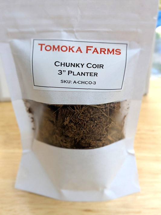Chunky Coco Coir | 3″ Pot Fill Aeration | Tomoka Farms