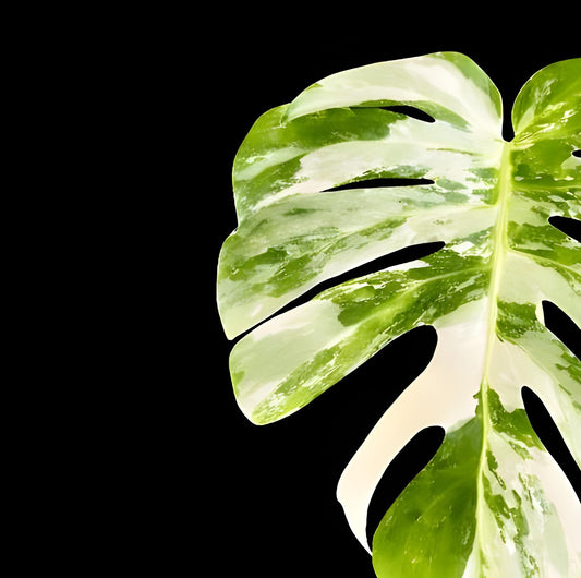 Monstera borsigiana ‘Albo’ | Tissue Culture Plant | Tomoka Farms