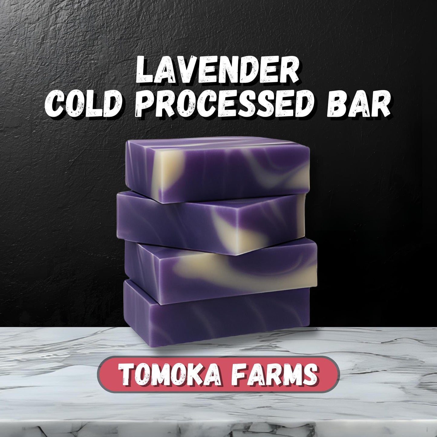 Lavender Cold Process Soap Bar | Tomoka Farms