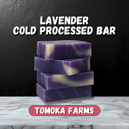 Lavender Cold Process Soap Bar | Tomoka Farms