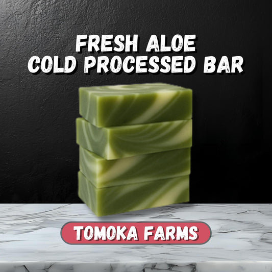 Clean Fresh Aloe Cold Process Soap Bar | Tomoka Farms